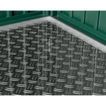 Hörmann Ecostar Aluminium Fußboden Für Ecostar Gerätehäuser Typ 1, Silber, Typ 1