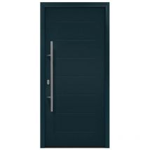 Hörmann Ecostar Haustür "isopro Ip 015", Anthrazitgrau (ral 7016), 110 X 210 Cm (b X H), Din Links