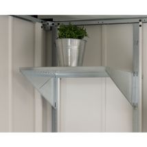 Hörmann Ecostar Regalboden Für "euroline" Und "juno" Gerätehäuser, Silber, 48 X 35 Cm (b X T)