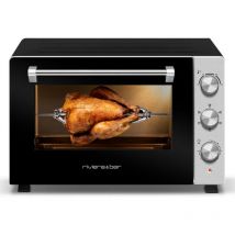 Horno de convección 46l 1800w negro / acero inoxidable - qfr460 Riviera&bar