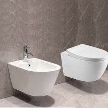 Salle de bains suspendue sige de toilette et bidet,siège softclose - Horow