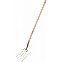 Freund Victoria - Horquilla31198 4 Dientes Gold, Con Mango Madera