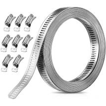 Mimiy - Hose Clamps, 304 Stainless Steel Hose Clamps Adjustable Hose Clamps Stainless Steel Hose Clamps c