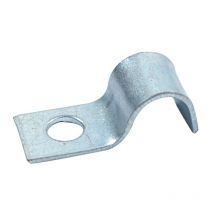 4MM (1-Pipe) Half Saddle Clamp Light Duty bzp- you get 10 - Matlock