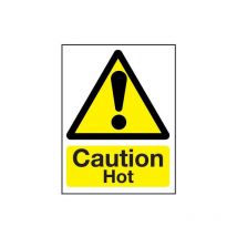 Sitesafe - Hot Rigid pvc Caution Sign - 300 x 400mm