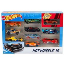 Hot Wheels - Set 10 Macchinine Modelli Assortiti - Multicolore