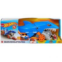 Hot Wheels - Requin Transporteur - Circuit / Petite voiture - Des 4 ans - Bleu - HotWheels City