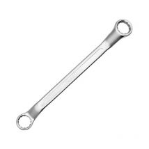 Llave acodada 12/13 cromo vanadio , Llave plana acodada de dos bocas Llave acodada con doble boca de estrella de 12x13 mm Fabricada en acero cromo