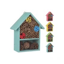 Hotel rifugio per insetti coccinelle farfalle api casa casetta giardino 22x9x26
