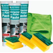 Reinigungs- und Polierpaste Set 7-teilig - Hotrega