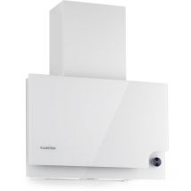 Klarstein Hotte Aspirante 60cm, Hottes de Cuisine Inclinées, Filtre de Hotte en Aluminium, Débit d'Air Puissant 586m³/h, LED, Ecran Tactile,