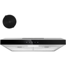 Hotte Aspirante Sous Plan 60 Cm – Débit D'Air 201 M³/h – Commande Tactile 3 Niveaux – Filtre À Charbon Actif Inclus