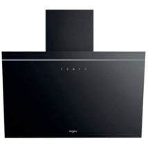 Hotte decorative - WHIRLPOOL AKR62FLTK - Larg 60 cm - Evacuation/recyclage - 71 dB - 4 vitesses + booster - Verre noire
