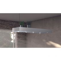 Baraldi – Hotte îlot Mensola 146x50 cm. – Acier inoxydable – 900 m3/h