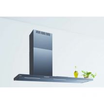 Hotte murale Elea 150x50 cm. - Inox – cheminée gauche – 800 m3/h - Baraldi