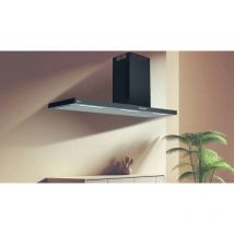 Baraldi - Hotte murale Elea 120x50 cm. - Noir – cheminée droite – 800 m3/h