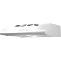 Webmarketpoint - Gruppo cappa sottopensile Classico 90 bianco - Larghezza 90 cm, 3 livelli di potenza, Pusch button control system, Foro d'uscita 120