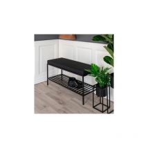 Banc 100x36x48,5 cm avec structure noire