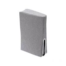 Ensoleille - Housse anti-poussière Housse de protection Housse anti-rayures pour hôte PS5(gris clair)