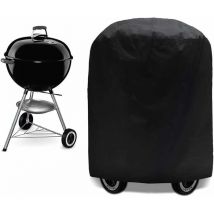 Housse Barbecue Bâche de Protection bbq Couverture de Gril Anti-UV/Anti-l'eau/Anti-l'humidité Imperméable Extérieur Barbecue Grill Noir pour Weber,