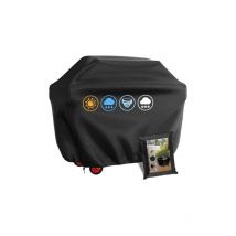 Housse Barbecue Gaz, Bache Barbecue Exterieur Rectangulaire 145 x 61 x 117 cm, 210D Etanche,Anti-UV Imperméable
