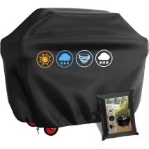 Housse Barbecue Gaz, Bache Barbecue Exterieur Rectangulaire 145 x 61 x 117 CM,Housse 210D Etanche,Anti-UV Imperméable pour Weber, Holland, Jennair