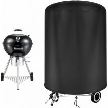 Blue Dream - Housse Barbecue Ronde, Bache Barbecue 5877cm, 500D Oxford Imperméable Housse de Protection Barbecue Exterieur