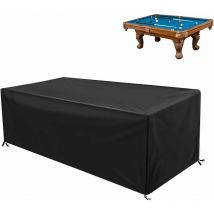 Serbia - Housse Billard, 7Ft Table de Billard Housse de Couverture avec Protection Totale, 420D Tissu Oxford de Haute Qualité, Imperméable et