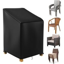 Shmshng - Housse Chaise de Jardin Empilable 65x65x70x120cm, 210D Oxford Imperméable Housse Chaise Exterieur, House Protection Chaise Jardin, Bache de