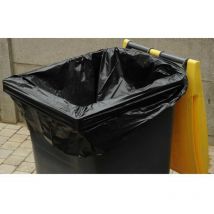 Housse conteneur 340 l - 35 microns - le carton de 100 - prom HS340NR003