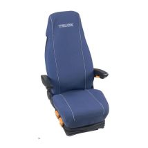 Housse de chaise – Housse en coton matelassée bleu – Matières, Largeur, Longueur