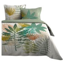 Housse couette + 2 taies 220 x 240 cm giovanna tropicale