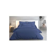 Anne De Solène - Housse de couette Housse couette Vexin 260x240cm encre Percale 80F