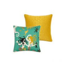 Altro - Housse Coussin Poseidon Pierre Frey en coton imprimé 45x45