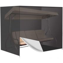 Ymyny - Housse de Balancelle de Jardin 3 Places 220x125x170Cm Imperméable Oxford Bâche de Balancelle Anti-UV Couverture