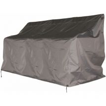 Quick-star - Housse de banc polyester gris 152x60x88cm