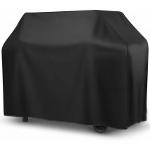 Echoo - Housse de barbecue extérieur noir et intérieur argent (carré xxl) 190 x 71 x 117cm