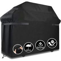 Jalleria - Housse de barbecue imperméable et robuste - Résistante aux intempéries, aux uv et à la décoloration - Grande housse de barbecue