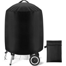 Beijiyi - Housse de Barbecue Ronde, Bâche de Protection Résistante de 420D Oxford bbq à Gaz, Imperméable, Coupe-Vent, Anti-UV, 71 x 68 cm