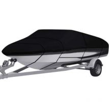 Housse de bateau imperméable, tissu Oxford 210D, housse de bateau de pêche robuste, résistante à la pluie et au soleil, adaptée aux yachts, bateaux