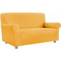 Emmevi Mv S.p.a. - Housse de Canapé Extensible Universelle Avec Armchair Accoudoirs Save Sofa Jaune - 2 Places