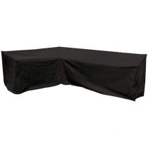 Treetalk - Housse de canapé d'angle pour meubles de jardin en forme de v/l imperméable pour meubles d'extérieur, bâche de salon, protection uv,