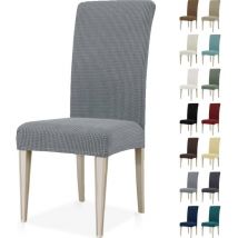 Housse de Chaise 6 Pièces, Extensible Housse Chaise Salle à Manger, Universel Housse pour Chaise, Housses de Chaises Lavable, Moderne Couvre Chaise