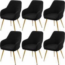 Keyoung - Housse de Chaise avc Accoudoir de Salle à Manger,8 pcs Couverture de Fauteuil Extensible et lavable,Jacquard Housse de Fauteuil pour Hotel