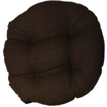 Webmarketpoint - Housse de chaise bords ronds marron
