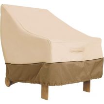 Housse de chaise de jardin d'extérieur, housse de chaise en tissu Oxford imperméable 210D, housse de chaise de jardin pour meubles, housse de meubles