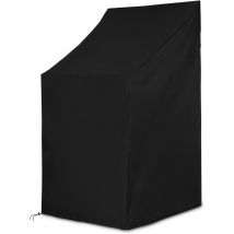 Housse salon de jardin Housse de Chaise de Jardin, Housse de Protection pour Chaises de Jardin Empilables avec Corde et Boucle, Étanche, Résistance