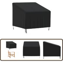 Vidaxl - Housse de chaise de jardin noir 90x90x50/75 cm oxford 420D - Housses De Meubles D'extérieur - Housse De Chaise De Jardin - Housse De Jardin