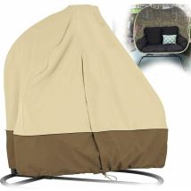 Housse de chaise d'oeuf suspendue de patio double 230 200 , Housse de chaise pivotante étanche Véranda Patio Cocoon Egg Chair Housse de meubles de