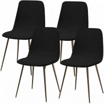 Housse de Chaise Scandinave Extensible Lot de 4 Moderne Housse de Chaise de Salle à Manger Lavable Universel Couverture de Chaise de Cuisine Décor de